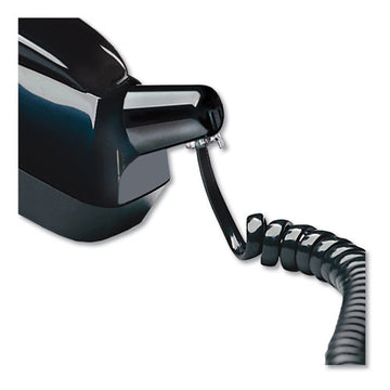 Softalk® Twisstop Detangler With Coiled, 25-foot Phone Cord, Black freeshipping - TVN Wholesale